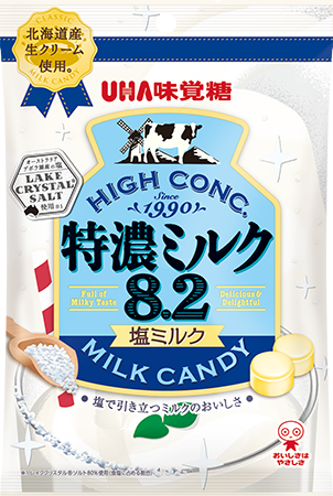 UHA味覚糖特濃ミルク8.2　塩ミルク